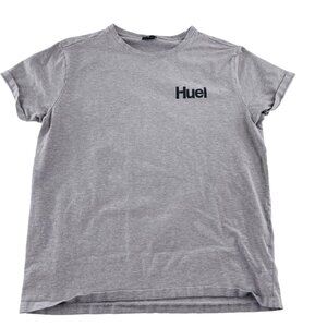 Huel Gray T-Shirt men's size Large Short‎ Sleeves